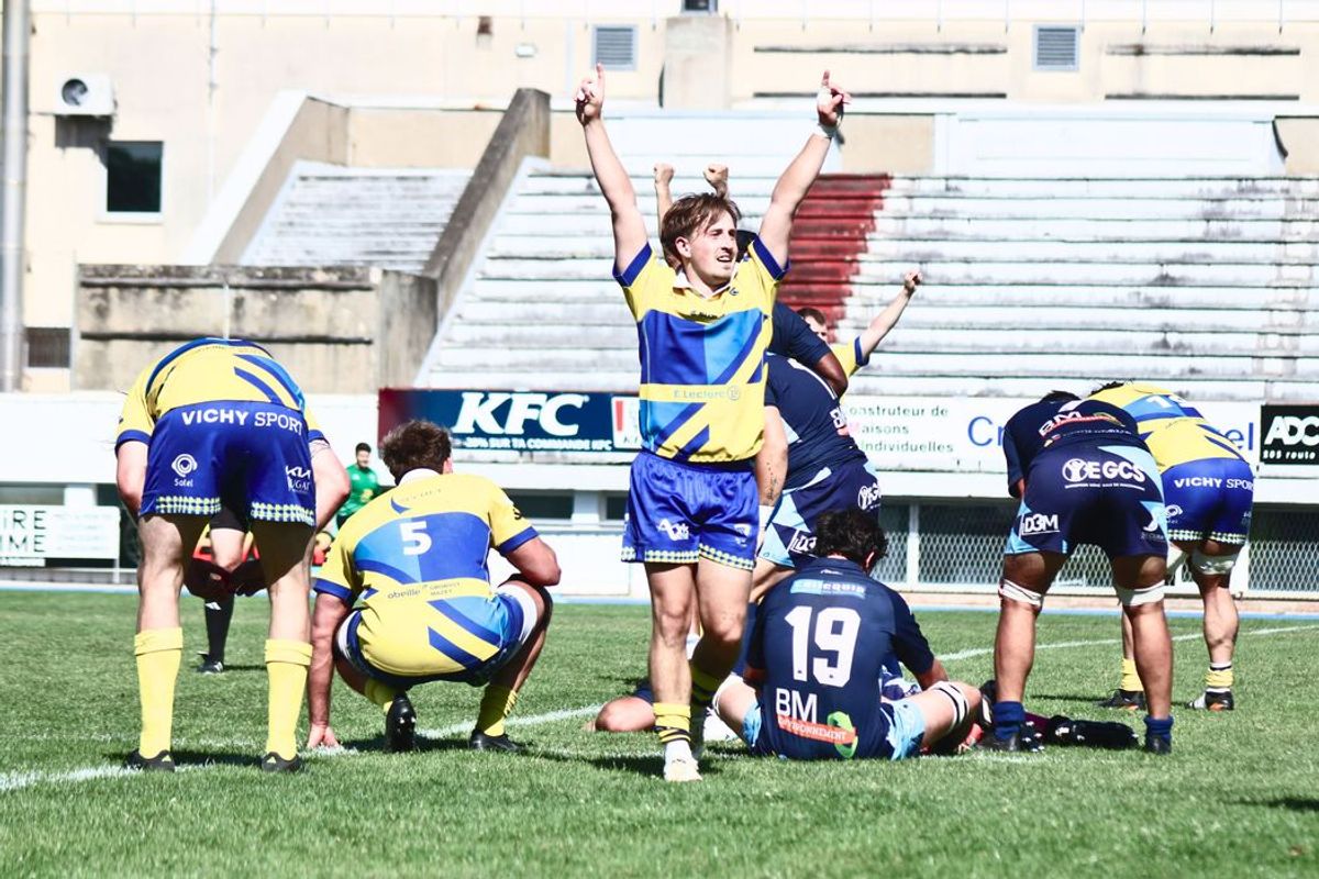 Rugby (Fédérale 3) : Meyzieu éliminé en quart de finale par Vichy